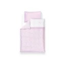 3-tlg. Set Krone rosa