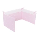 3-tlg. Set Krone rosa