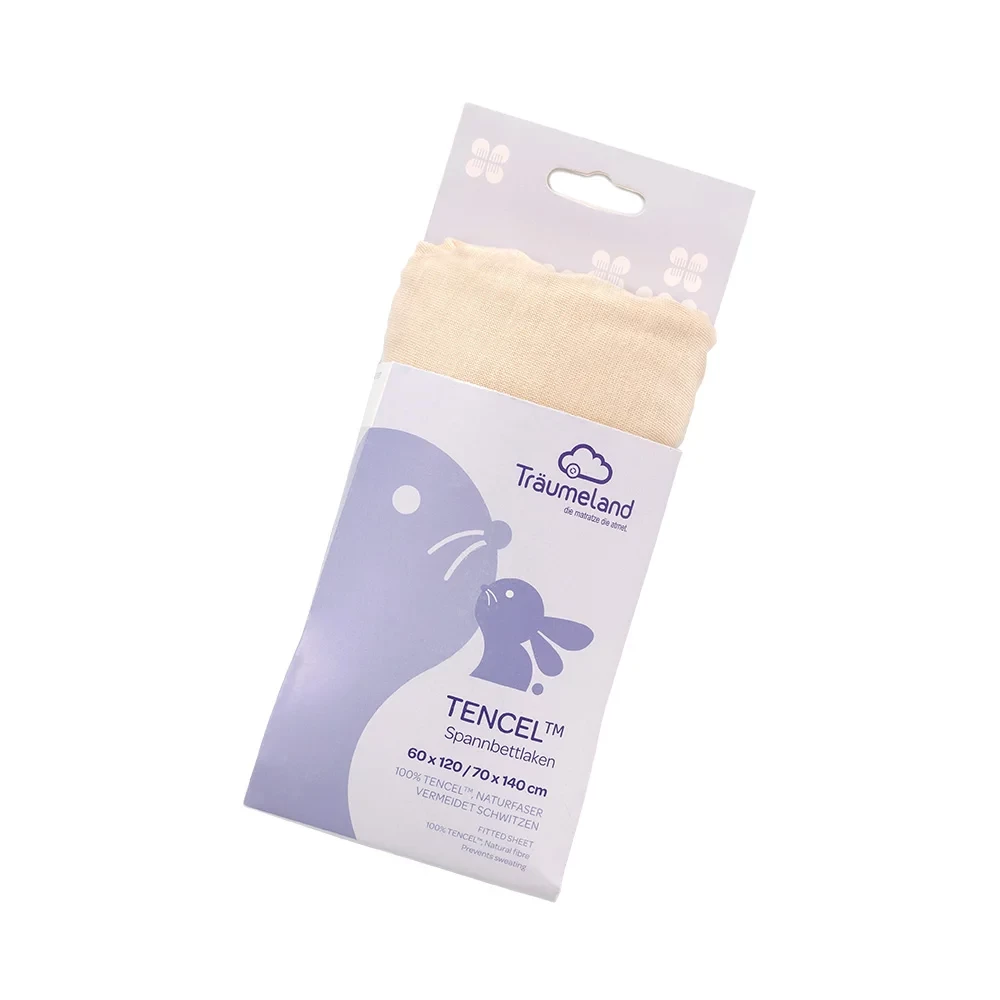 Spannbetttuch TENCEL™ beige 60x120/70x140 cm