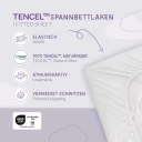 Spannbetttuch TENCEL™ hellgrau 60x120/70x140 cm