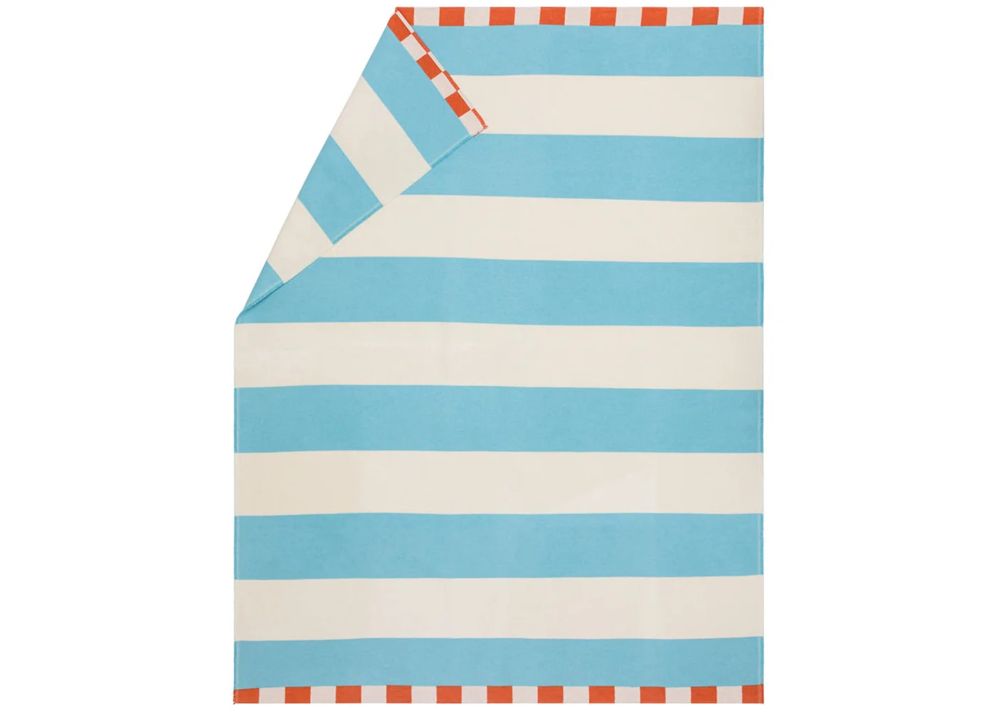 LUCA Flanelldecke "Blockstreifen" (GRS), 140x200 cm