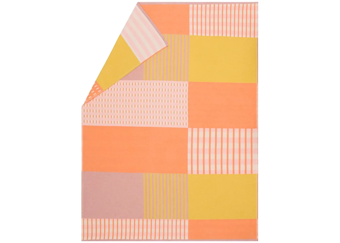 LUCA Flanelldecke "Patch" (GRS), 140x200 cm