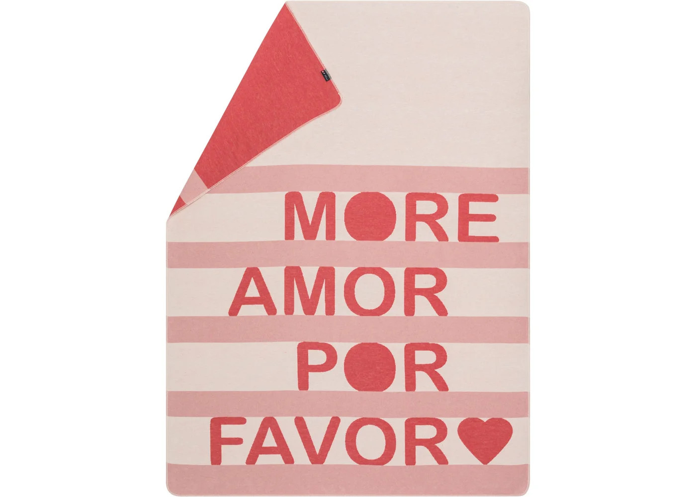 SILVRETTA Flanelldecke "more amor" (GRS), 200 x 140 cm