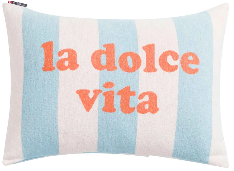 SILVRETTA Kissenhülle "la dolce vita" (GRS), 40x60 cm