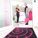 bedruckte Logomatte Mrs. Sporty