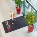 bedruckte Logomatte Eingangsbereich