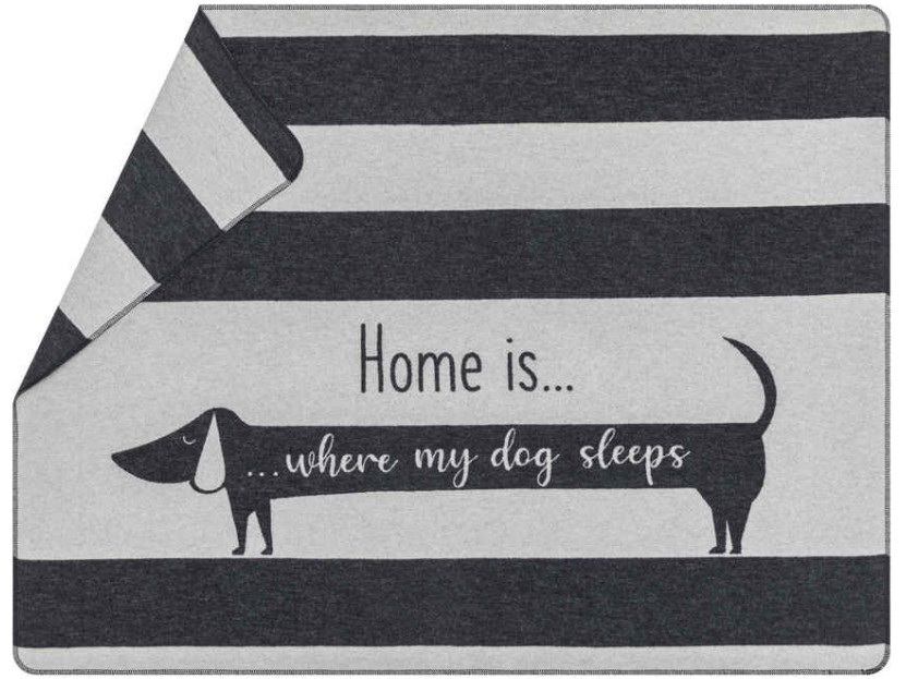 Haustierdecke "Dackel" (GRS) midi size 100x140 cm