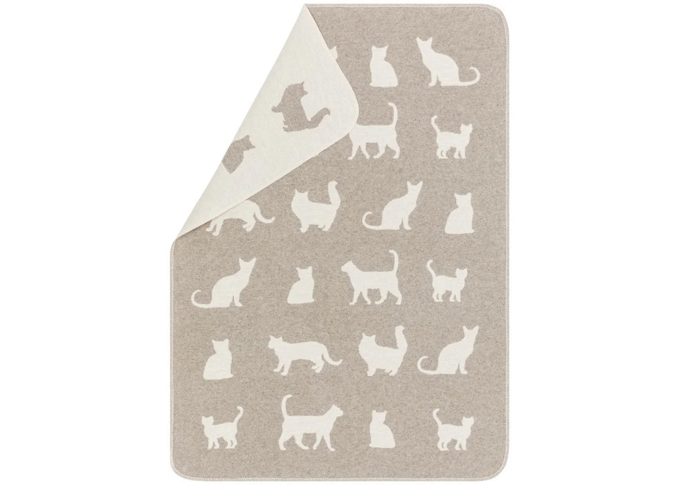 Haustierdecke "Katzensilhoutten" (GRS) 70x90 cm