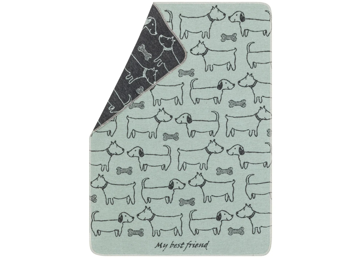 Haustierdecke "best friends allover" (GRS) 70x90 cm