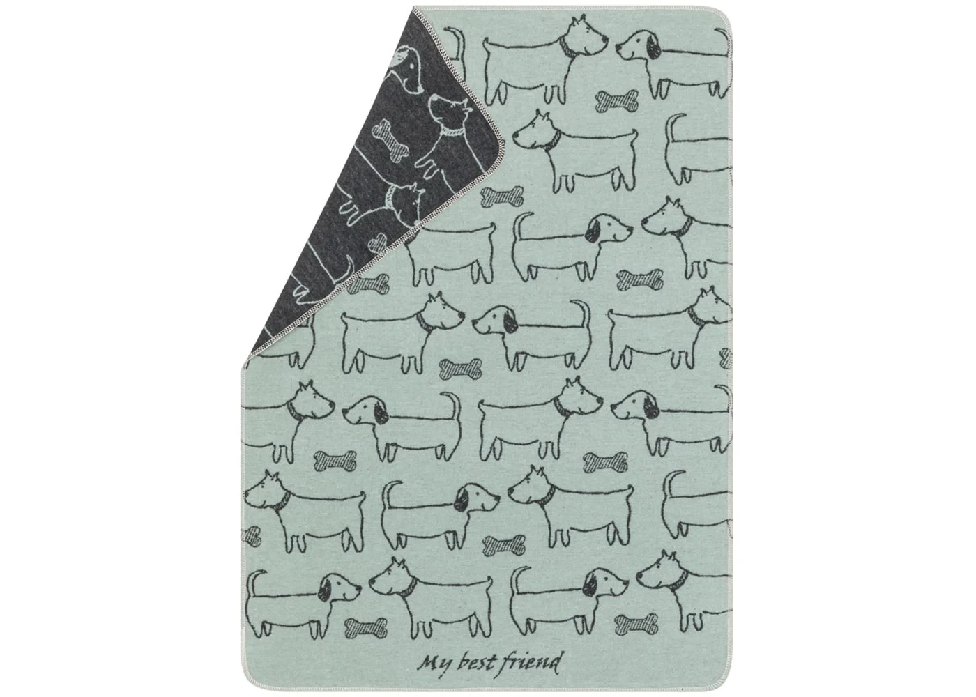 Haustierdecke "best friends allover" (GRS) 70x90 cm