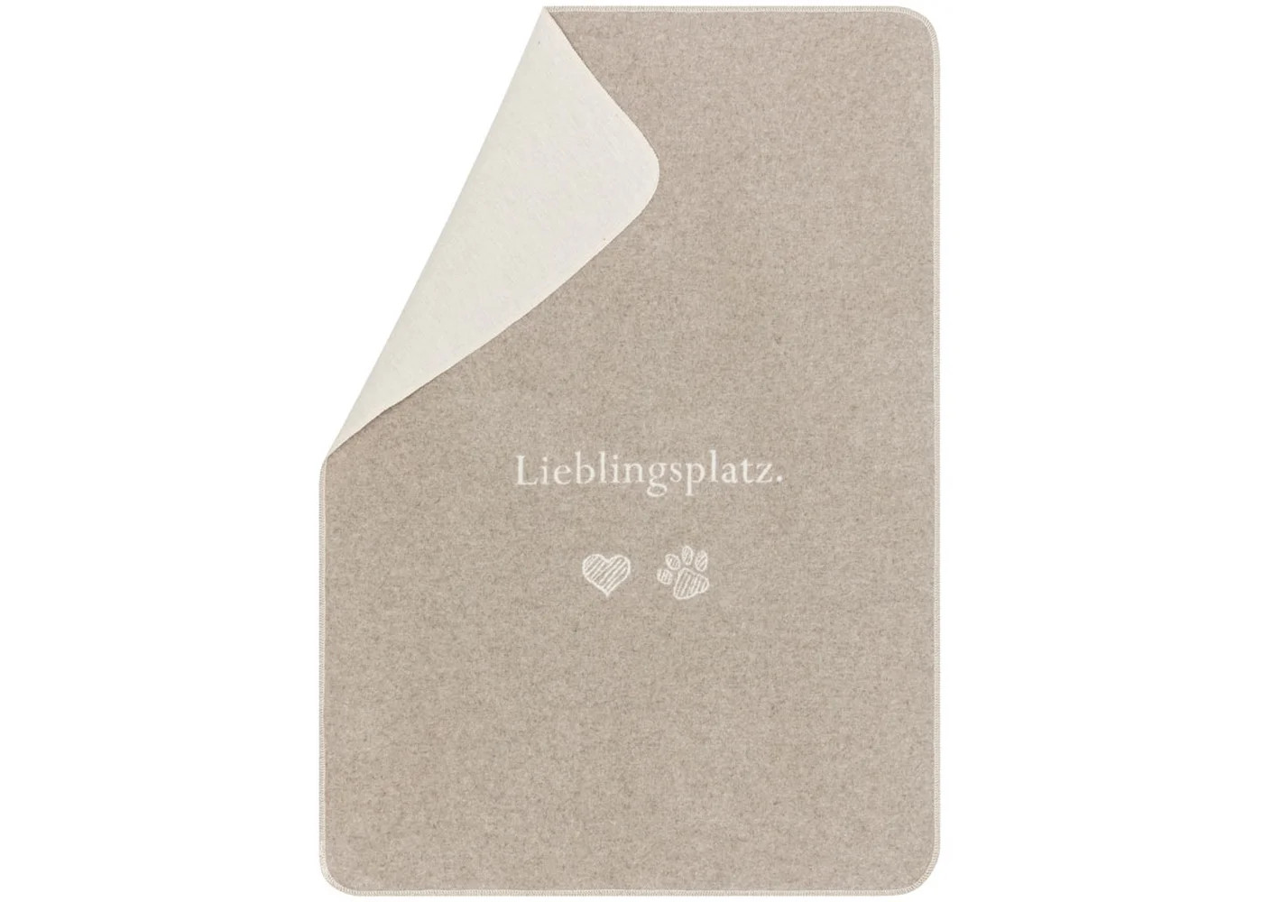 Haustierdecke "Lieblingsplatz" Katze (GRS) 70x90 cm