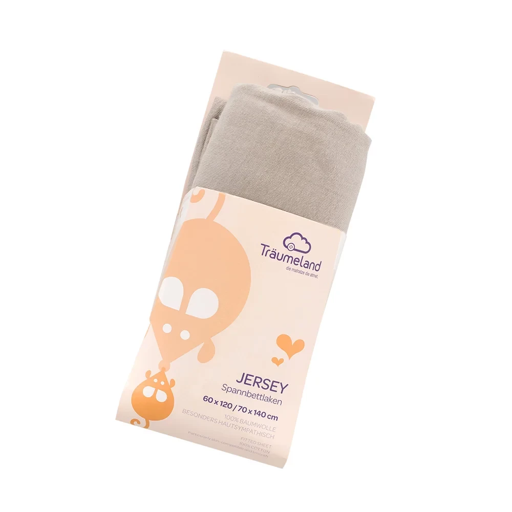 Spannbetttuch Jersey anthrazit