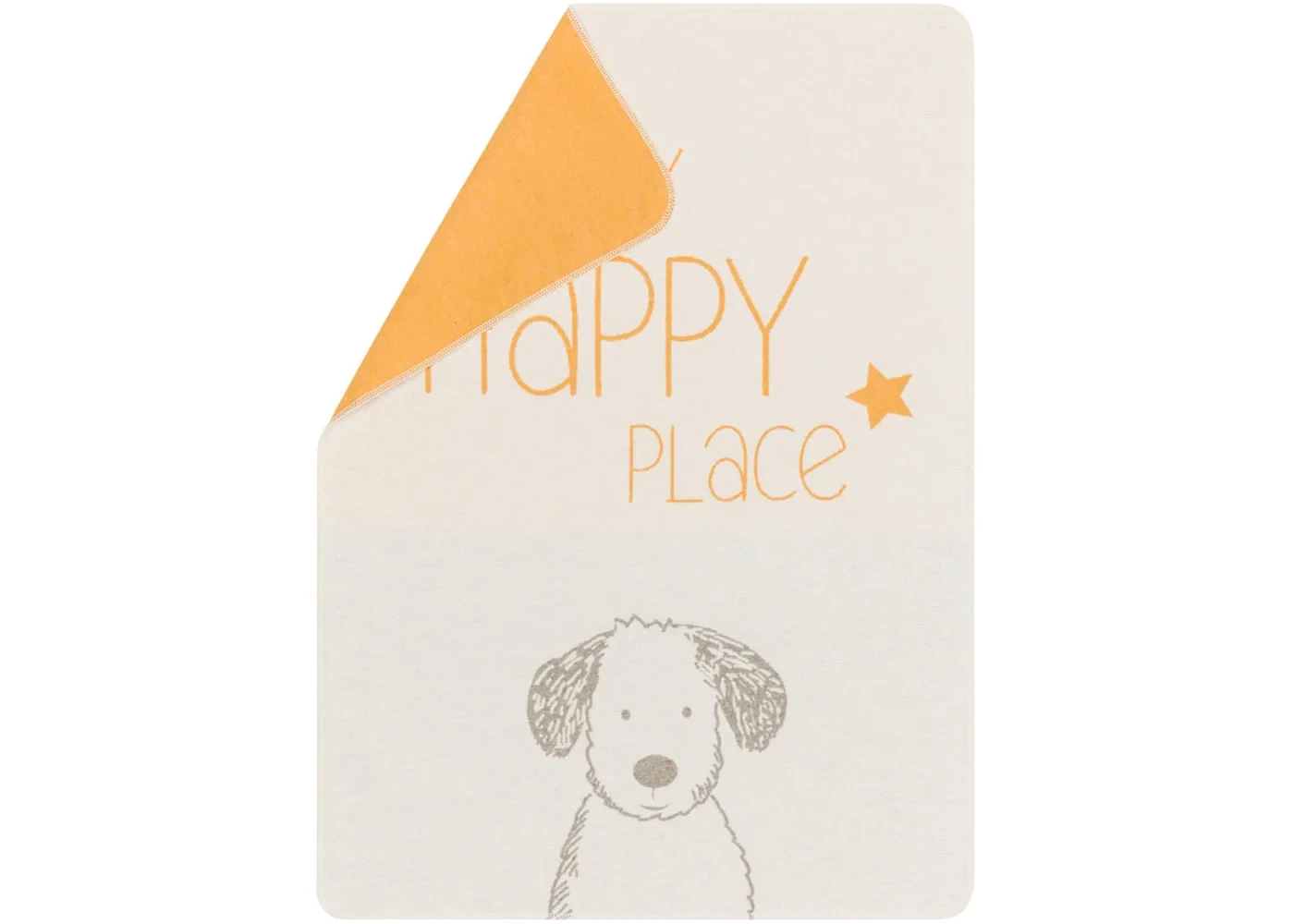 Haustierdecke "my happy place" dog (GRS) 70x90 cm