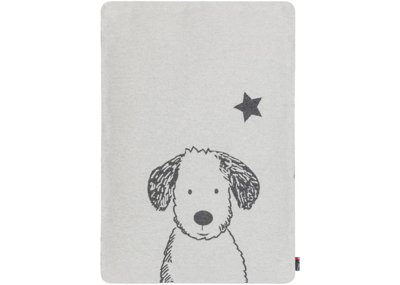 NOVA Hundebett ohne Füllung "my happy place" (GRS) 90x60 cm