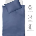 GARNITUR Royal Uni dunkel  mit 70x90 cm Kissenbezug