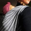 Babytragetuch Twisted Lisca anthrazit