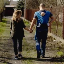 Babytragetuch Lisca azzurro