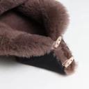 TOFFEE Lammfell Fußsack
