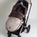 TOFFEE Lammfell Fußsack