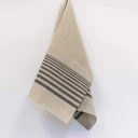 Gläsertuch Natur & Streifen