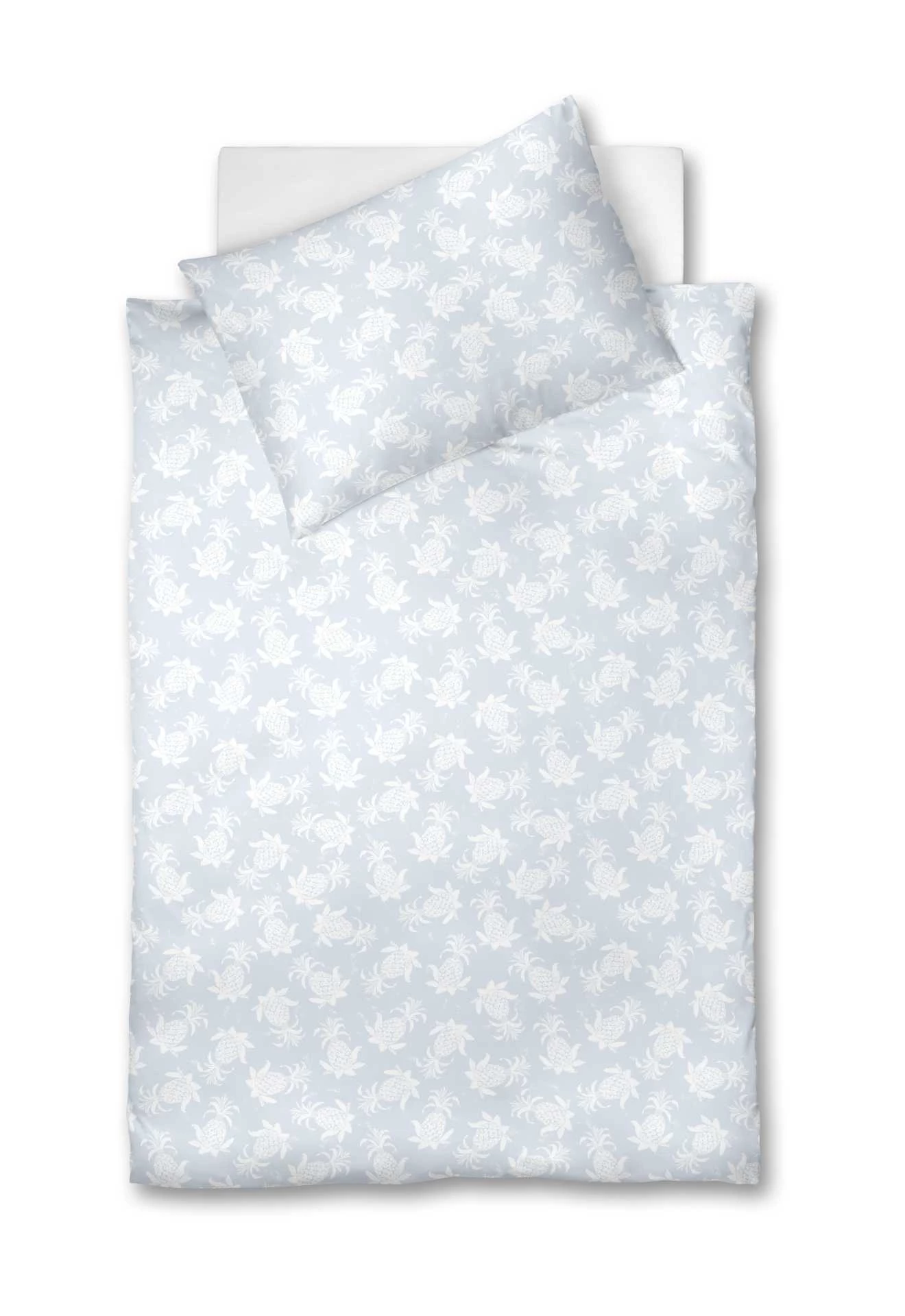 Aktion Leinenbettwäsche Nizza Sommerblüte 140x200/70x90 cm, nur solange der Vorrat reicht