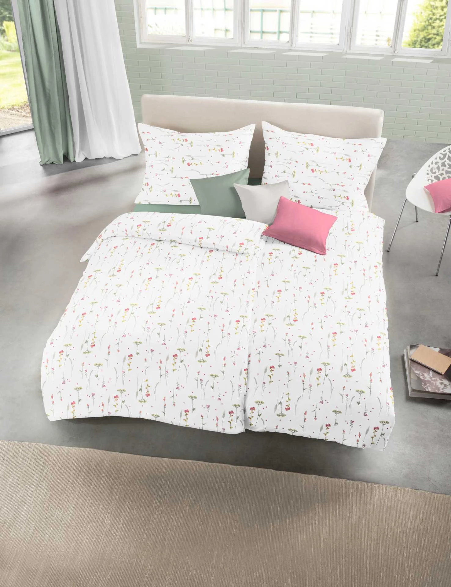 Aktion Tencel Dream Deluxe Garnitur Marmor, 140x200/70x90 cm, nur solange der Vorrat reicht