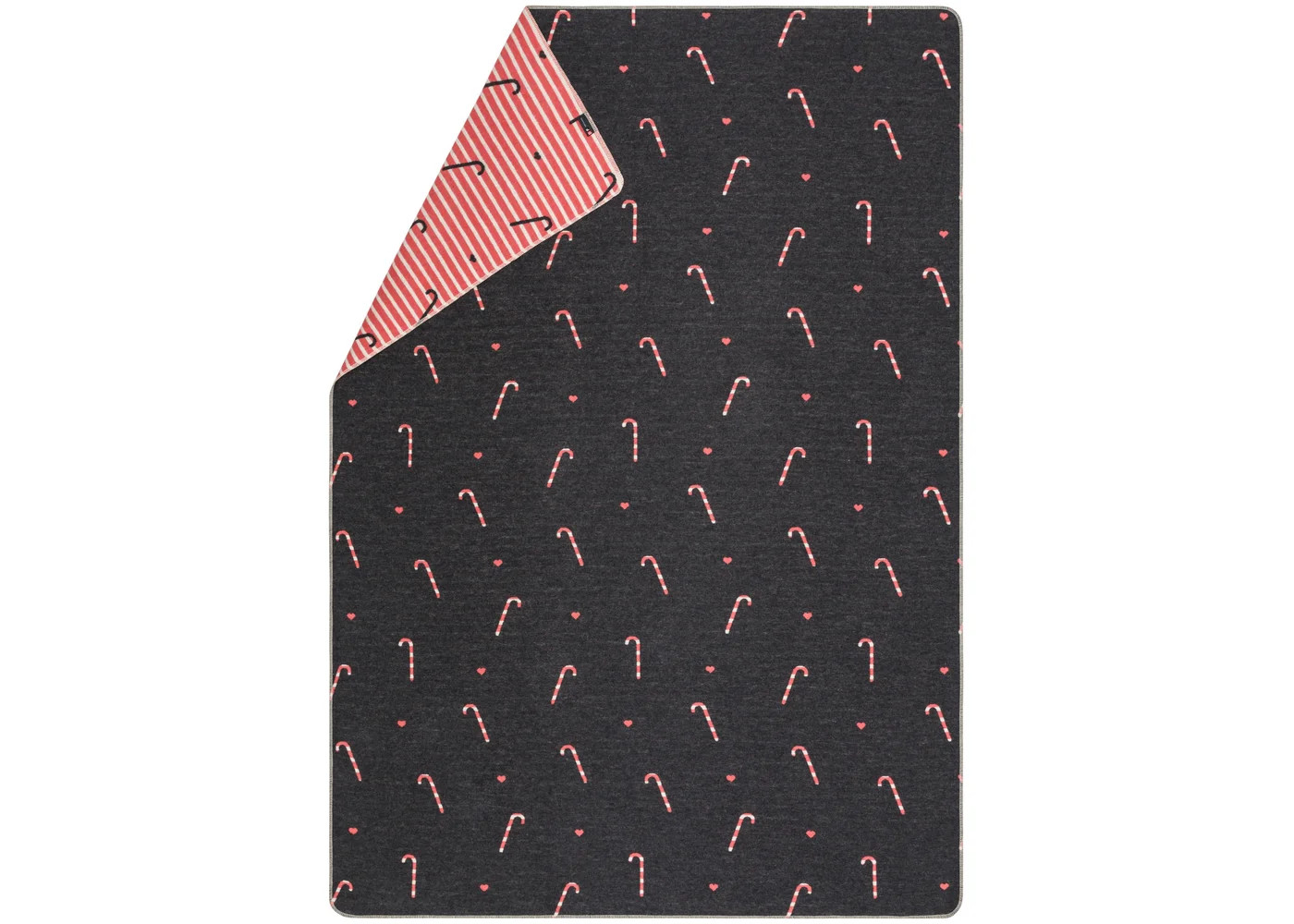 SILVRETTA Flanelldecke "Zuckerstange" (GRS), 200 x 140 cm