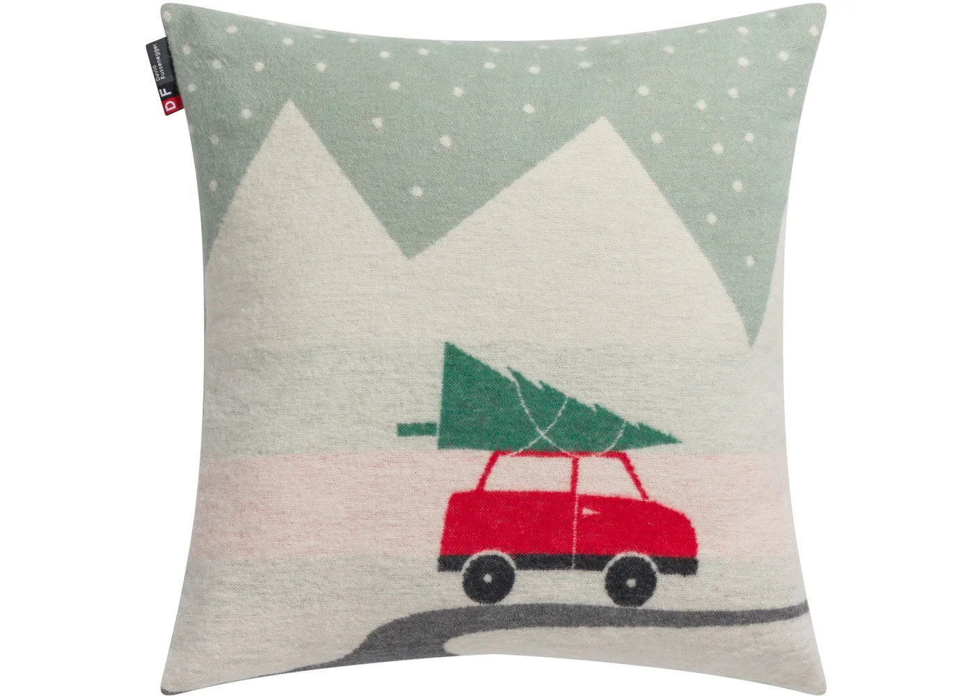 SILVRETTA Kissenhülle "Auto/Tanne" (GRS) 40x40 cm
