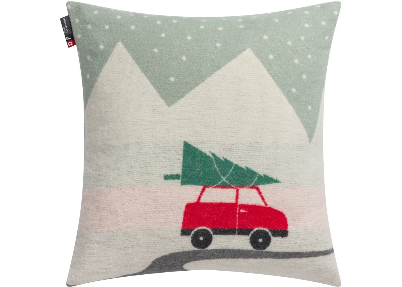 SILVRETTA Kissenhülle "Auto/Tanne" (GRS) 40x40 cm