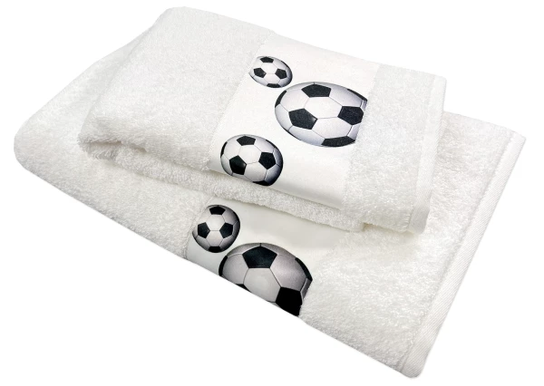 Handtuch Fußball 50x100 cm