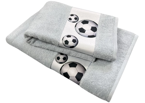 Duschtuch Fußball 75x150 cm