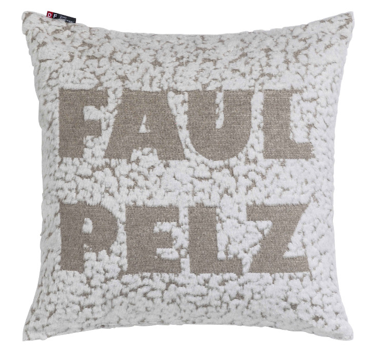 CARLA Kissenhülle "Faulpelz" (GRS), 50x50 cm