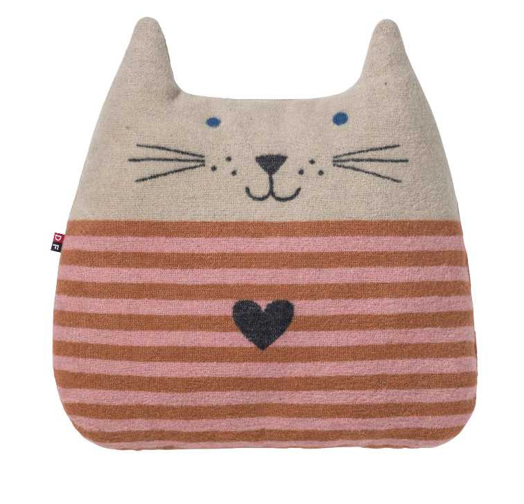 JUWEL gefülltes Kissen "Katze" (GRS) 40x40 cm