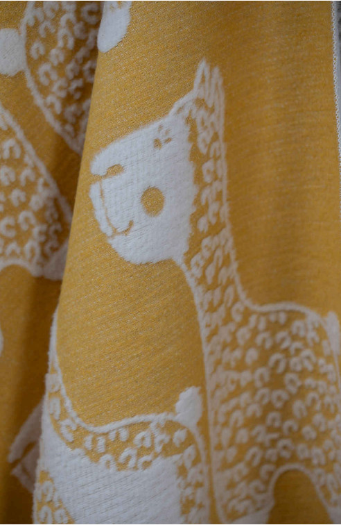 CARLA Decke  (GRS) "Alpaka", 70x90 cm