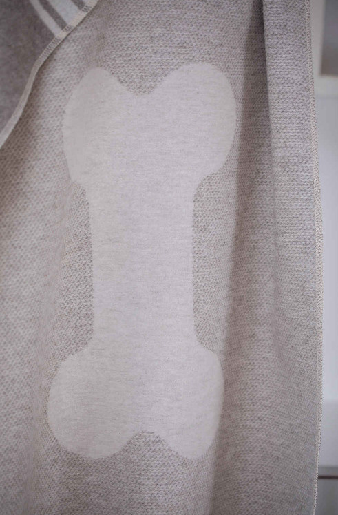 Haustierdecke "Bones" (GRS) 70x90 cm