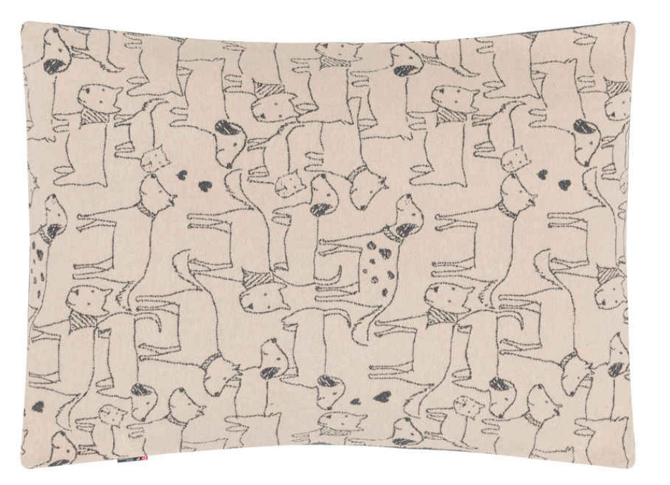 NOVA Hundebett ohne Füllung "best friends allover" (GRS) 60x90 cm