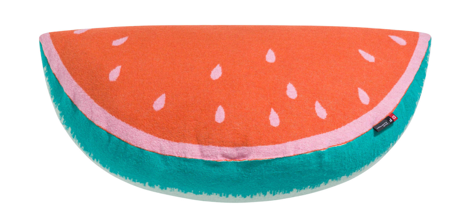 SILVRETTA gefülltes Kissen "Melone" (GRS), 70x35 cm