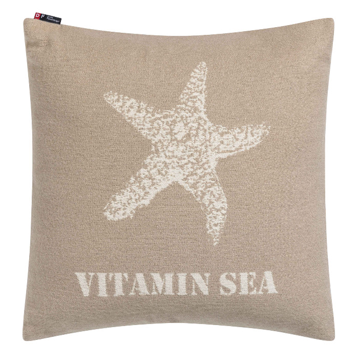 NOVA Kissenhülle "Seestern Vitamin Sea" (GRS) 50x50 cm