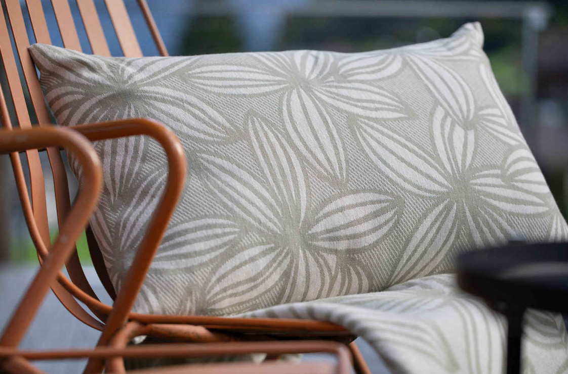 PORTO Kissenhülle "Linea Flora" (GRS), 40x60 cm