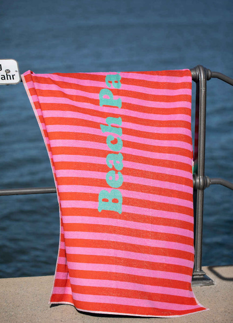 PLAYA Frottee-Strandtuch "Beach Party", 100 x 180 cm