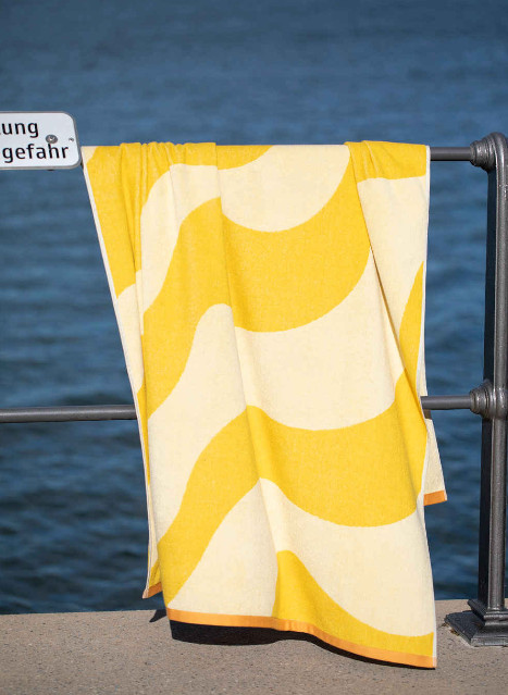 PLAYA Frottee-Strandtuch "Retro Waves", 100 x 180 cm