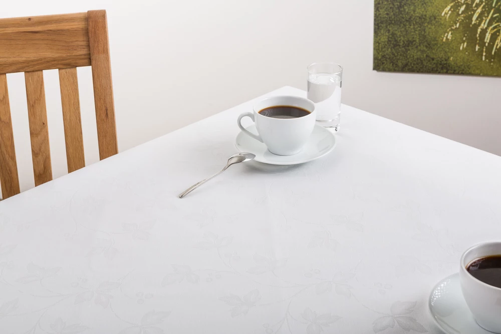 Halbleinenjacquard Wein Meterware 210 cm breit