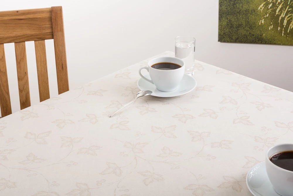 Halbleinenjacquard Wein Meterware 210 cm breit