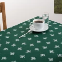 Druck Zirbe Tischdecke rund 158 cm