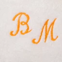 bestickter Bademantel Kimono