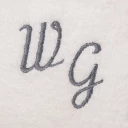 bestickter Bademantel Kimono